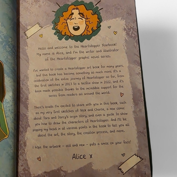 The Heartstopper Yearbook By Alice Oseman ~ 2022 (Hardcover 1st Edition) - Picture 10 of 15